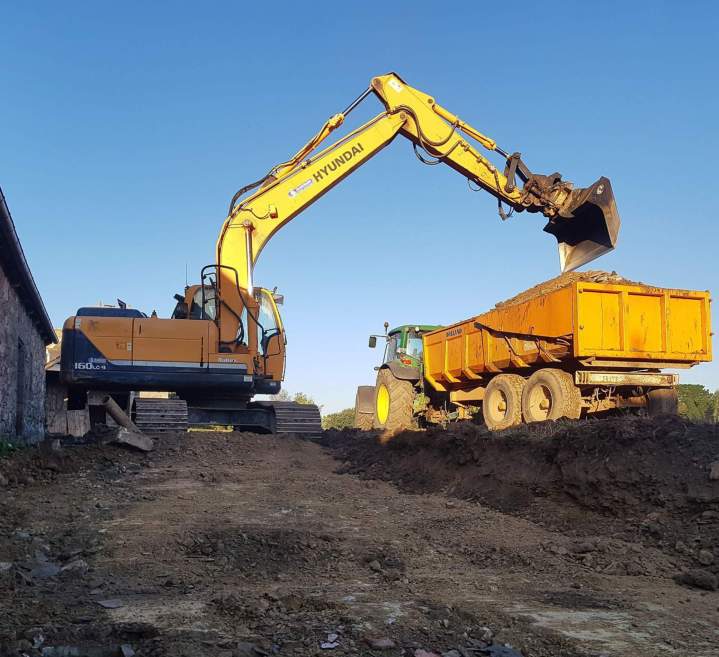 Travaux de terrassement pour piscine Près de Paimpol