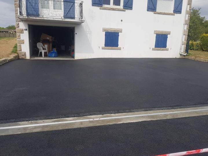 Pose d'enrobé Près de Paimpol