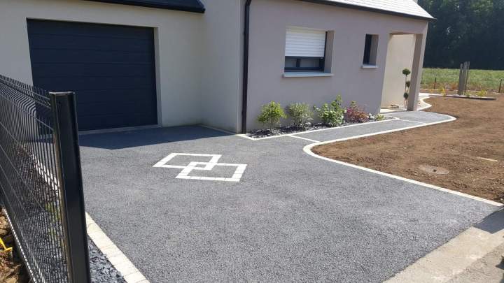 Aménagements extérieurs réalisés près de Paimpol