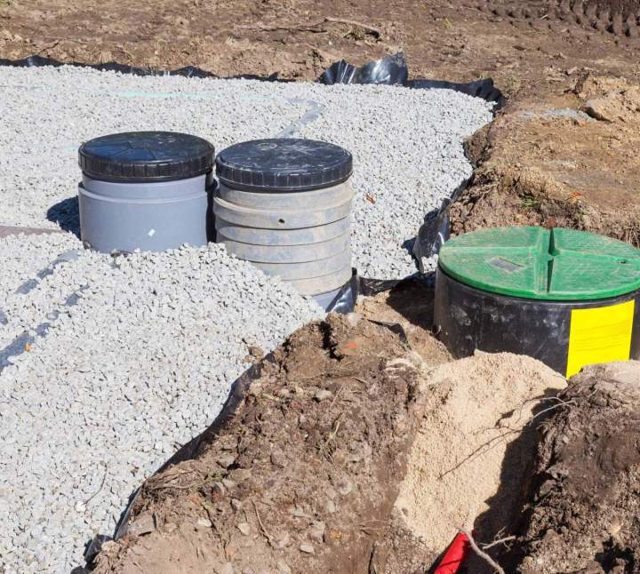 Installation de fosse septique Près de Paimpol
